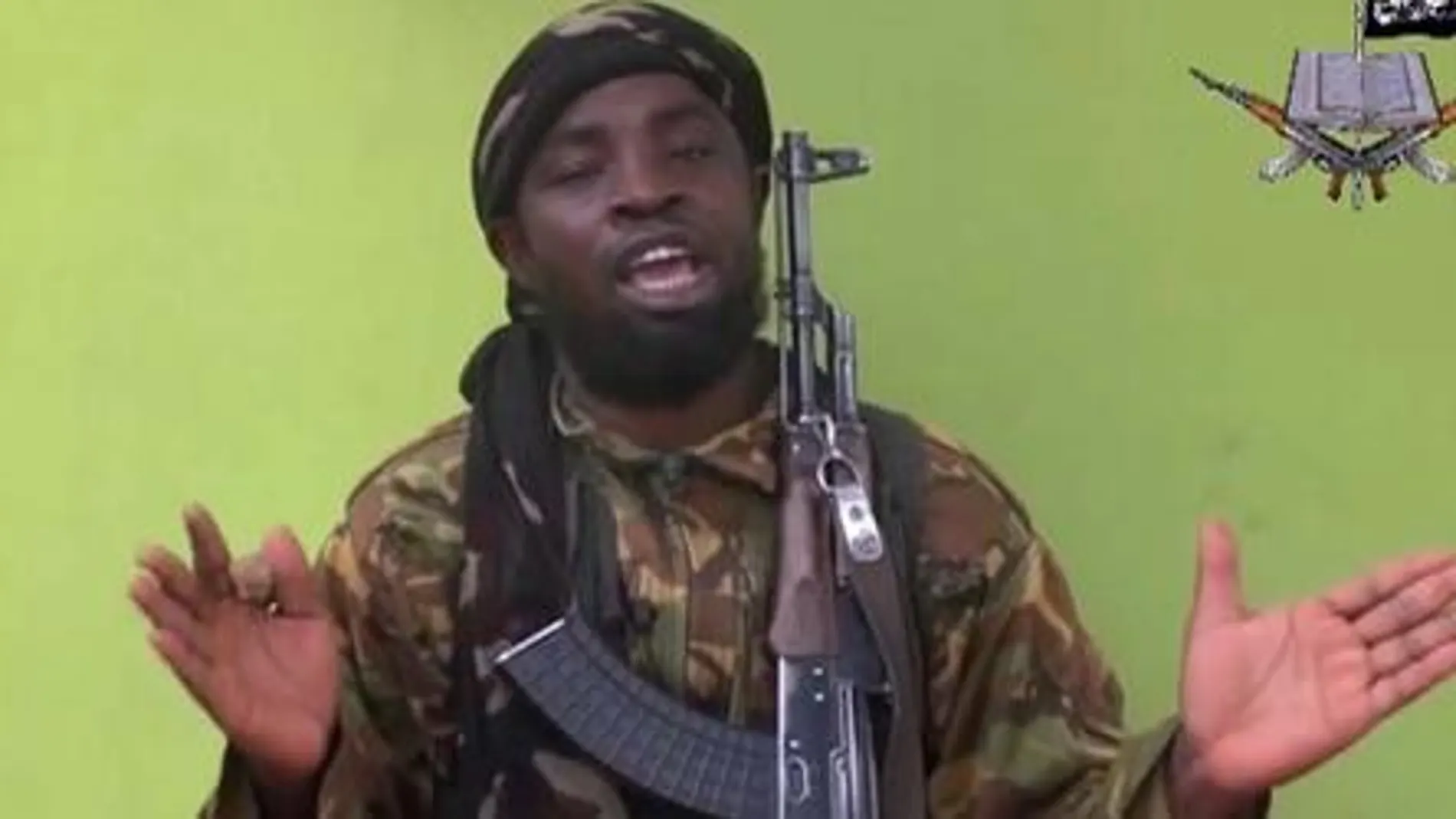 Imagen del líder de Biko Haram, Abubakar Shekau.