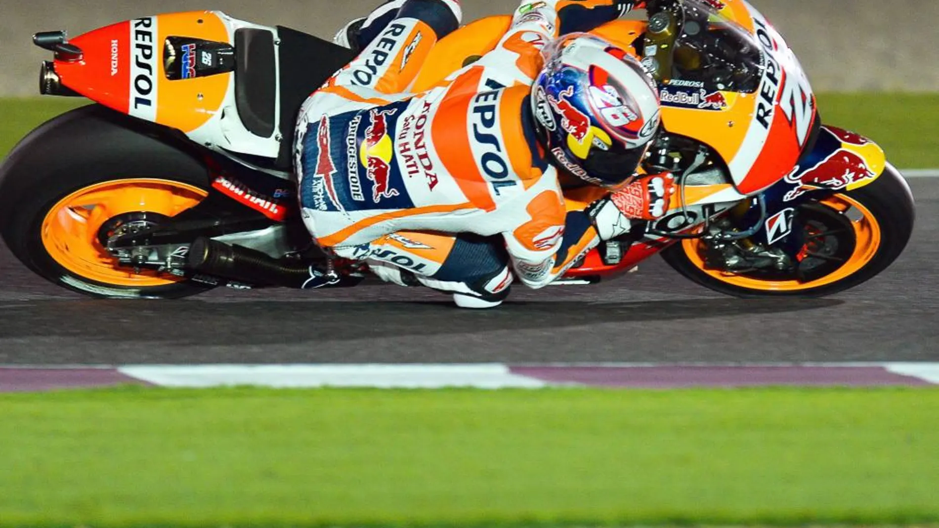 Dani Pedrosa durante el GP de Catar