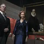  La Reina Sofia asiste a la inauguración de la exposición del Greco en Atenas