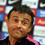 El entrenador del FC Barcelona, Luis Enrique Martínez