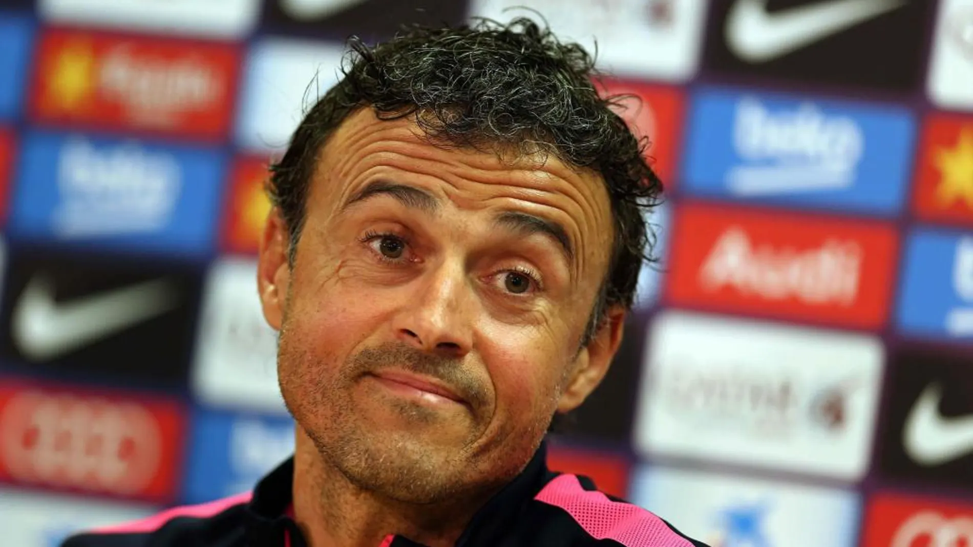 El entrenador del FC Barcelona, Luis Enrique Martínez