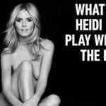 ¿Con qué juega Heidi Klum en el baño?