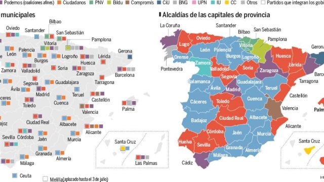 Así queda el reparto de poder municipal