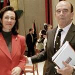 Fotografía de archivo del 6 de marzo de 1999 de Emilio Botín y de su hija, Ana Patricia Botín.