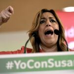 Susana Díaz participa en la entrega de los premios Clara Campoamor.