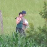 «Ternera», localizado por LA RAZÓN en julio de 2013, con su mujer y su hijo en Francia