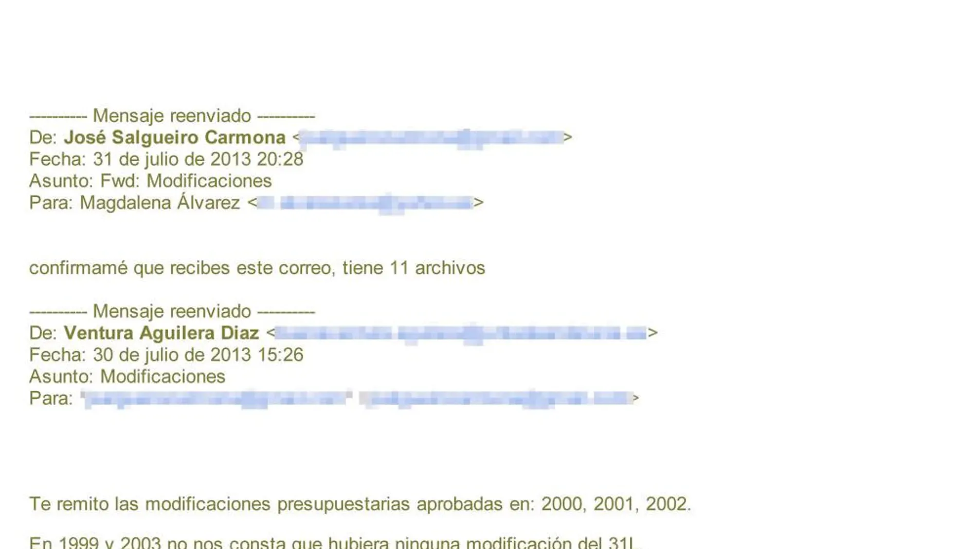 El ex interventor denuncia que la Junta facilita información reservada a imputados