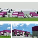Nave industrial cuyas paredes pueden moverse a voluntad