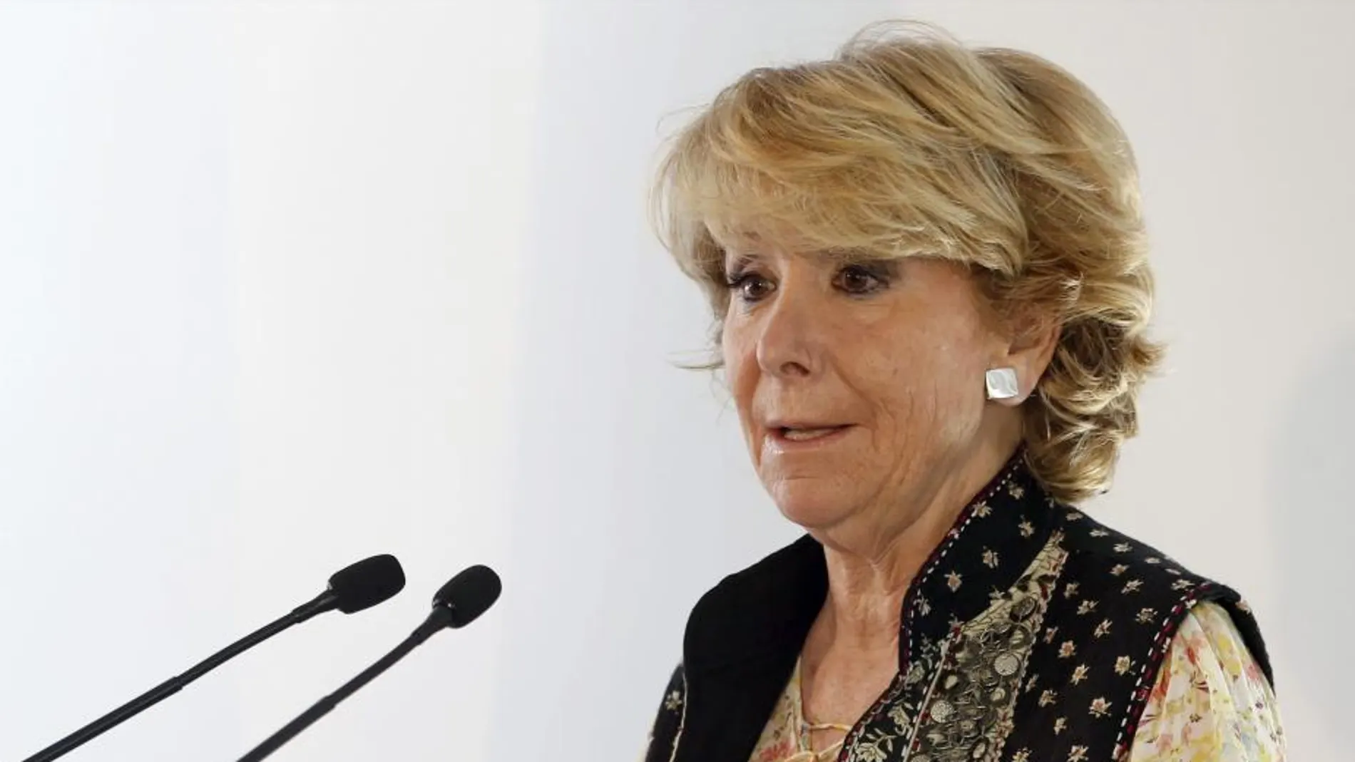 La candidata del PP a la Alcaldía de Madrid, Esperanza Aguirre.