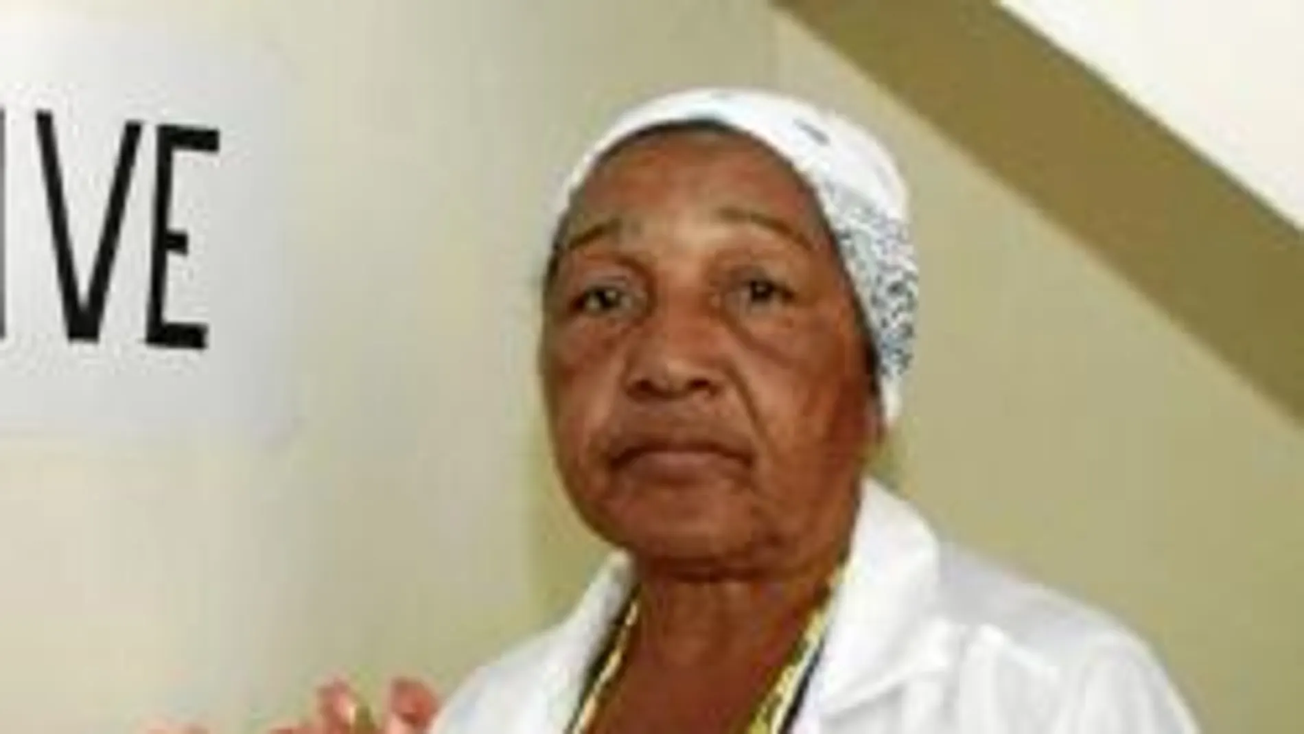 Reina Luisa Tamayo, madre de Orlando Zapata, en su casa