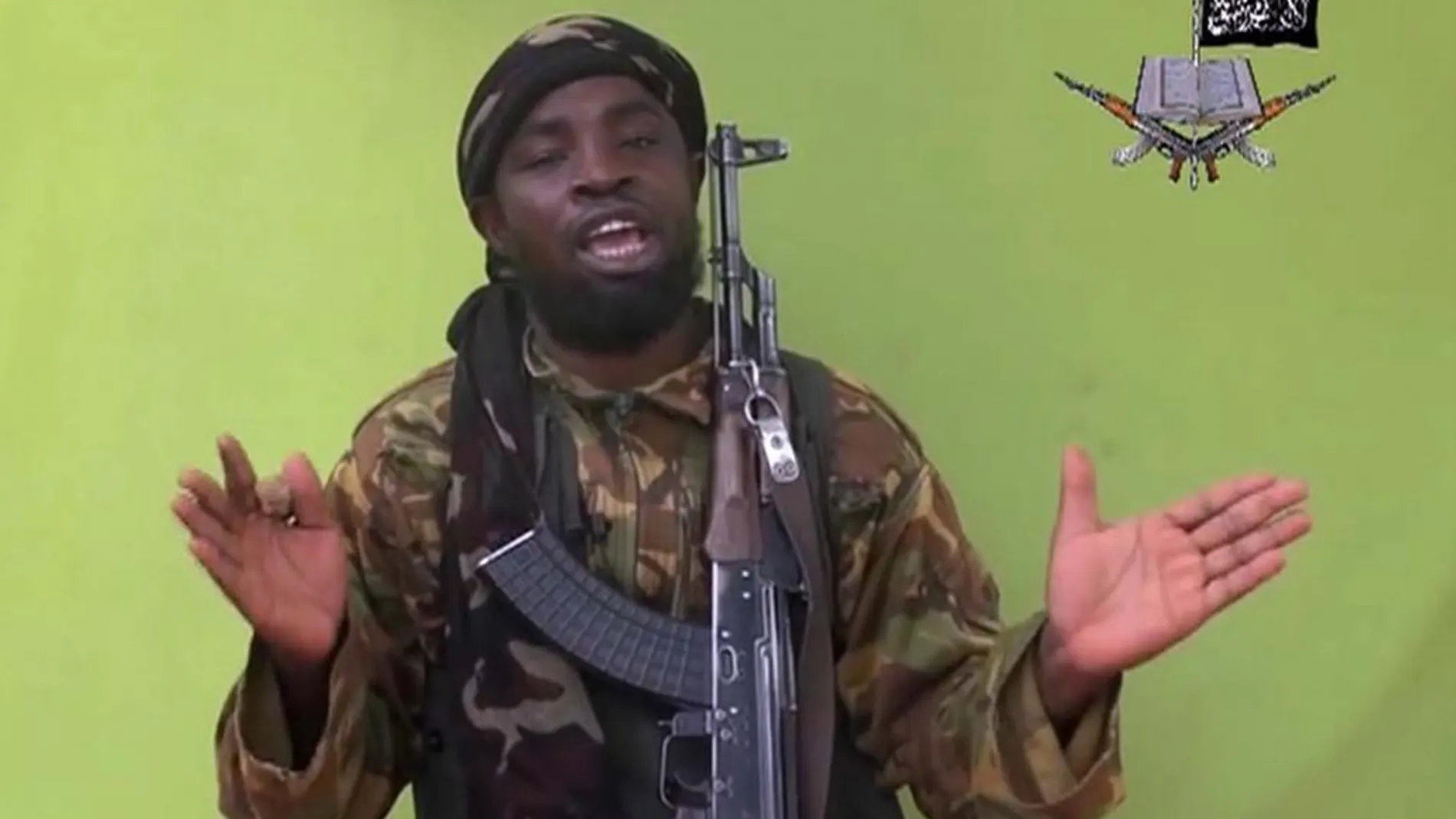 Imagen tomada de un vídeo del líder de Boko Haram, Abudabakar Shekau