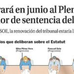 LA RAZÓN ya publicó el pasado 25 de mayo que María Emilia Casas llevaría en junio al Pleno del TC su borrador de fallo al recurso del PP