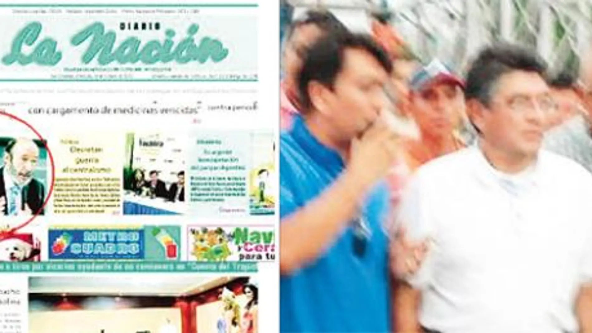 La prensa venezolana se ha ocupado con profusión del caso de Arturo Cubillas. Al lado, el diario La Nación recoge la petición de extradición