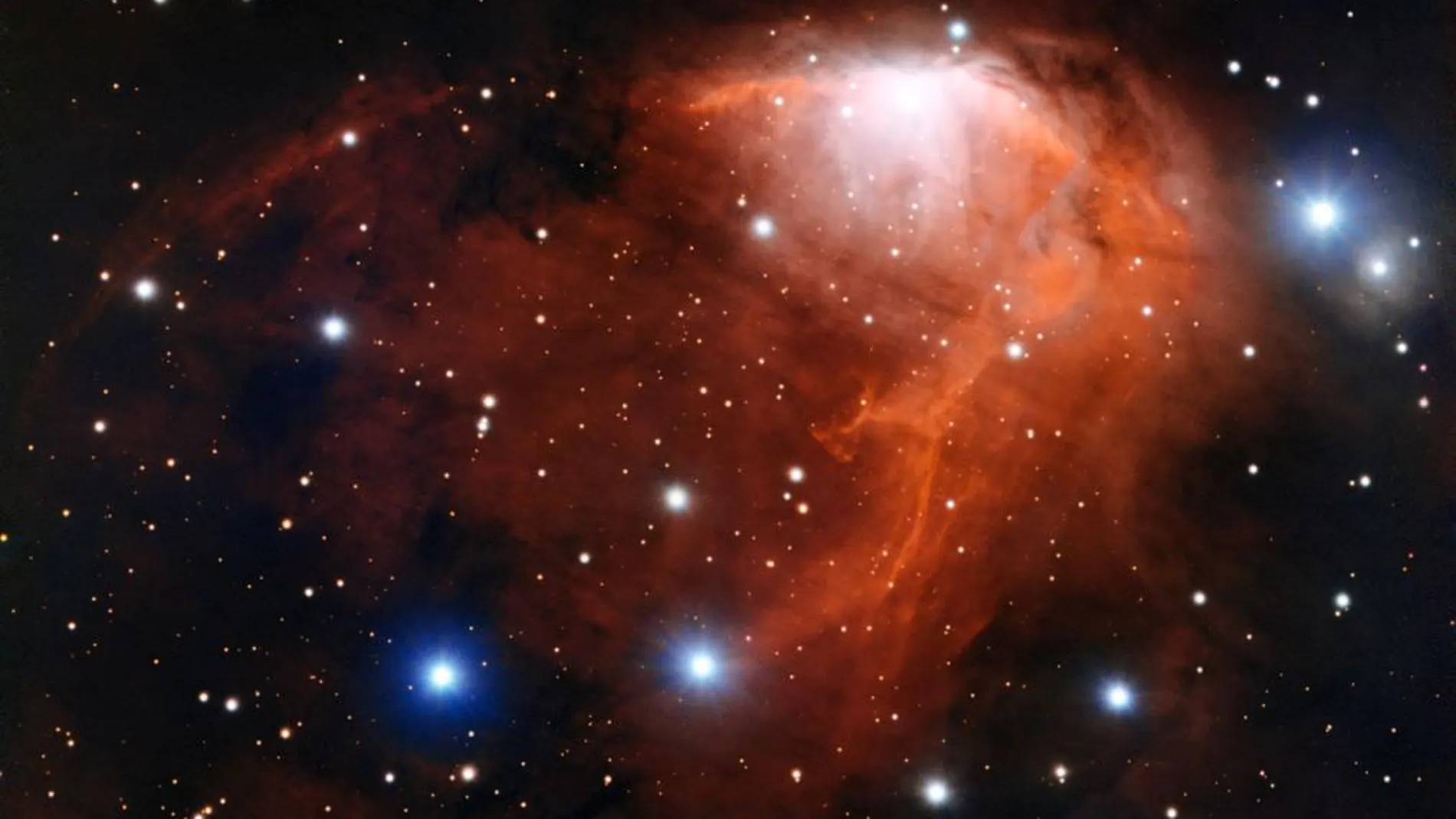 La nube de formación estelar RCW 34