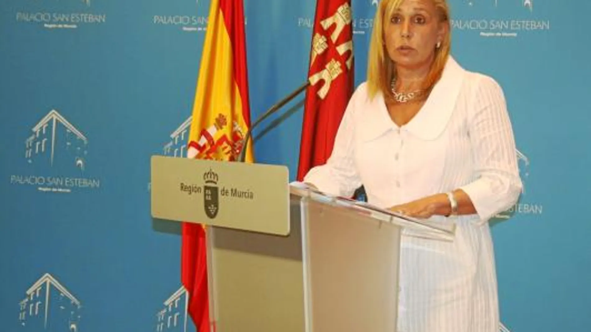 La portavoz del Gobierno regional, Maria Pedro Reverte, en una imagen de archivo reciente
