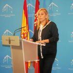 La portavoz del Gobierno regional, María Pedro Reverte