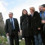 Sánchez-Camacho, Millo y Aguirre vistaron el castillo de la Trinitat de Roses