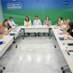 El PP-A celebró ayer ua reunión de su Comité de Dirección en Sevilla