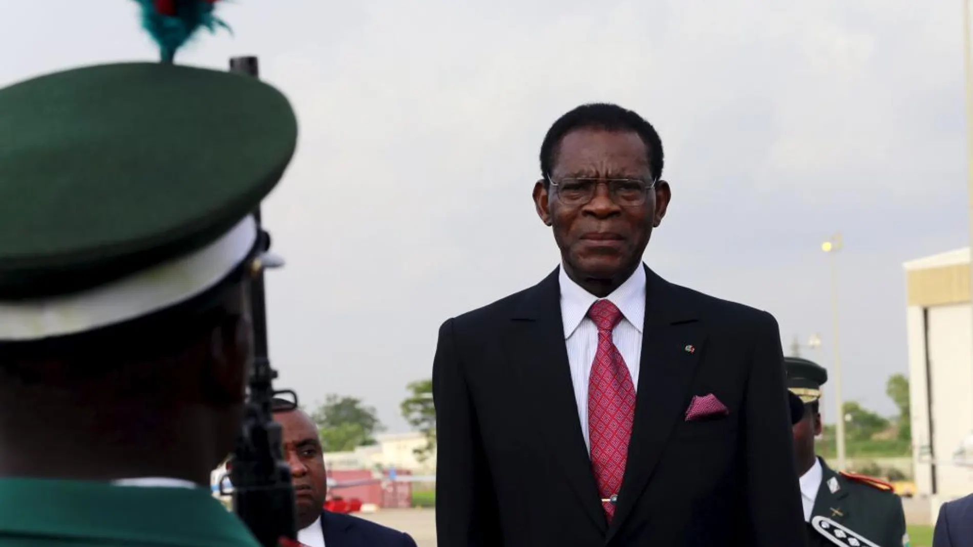 El presidente Teodoro Obiang Nguema