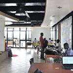 Vista general de las oficinas del KLab, uno de los laboratorios de empresas tecnológicas más importantes de Kigali