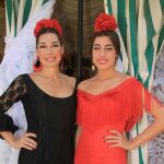 La modelo y ex miss Raquel Revuelta con su hija Claudia Jiménez