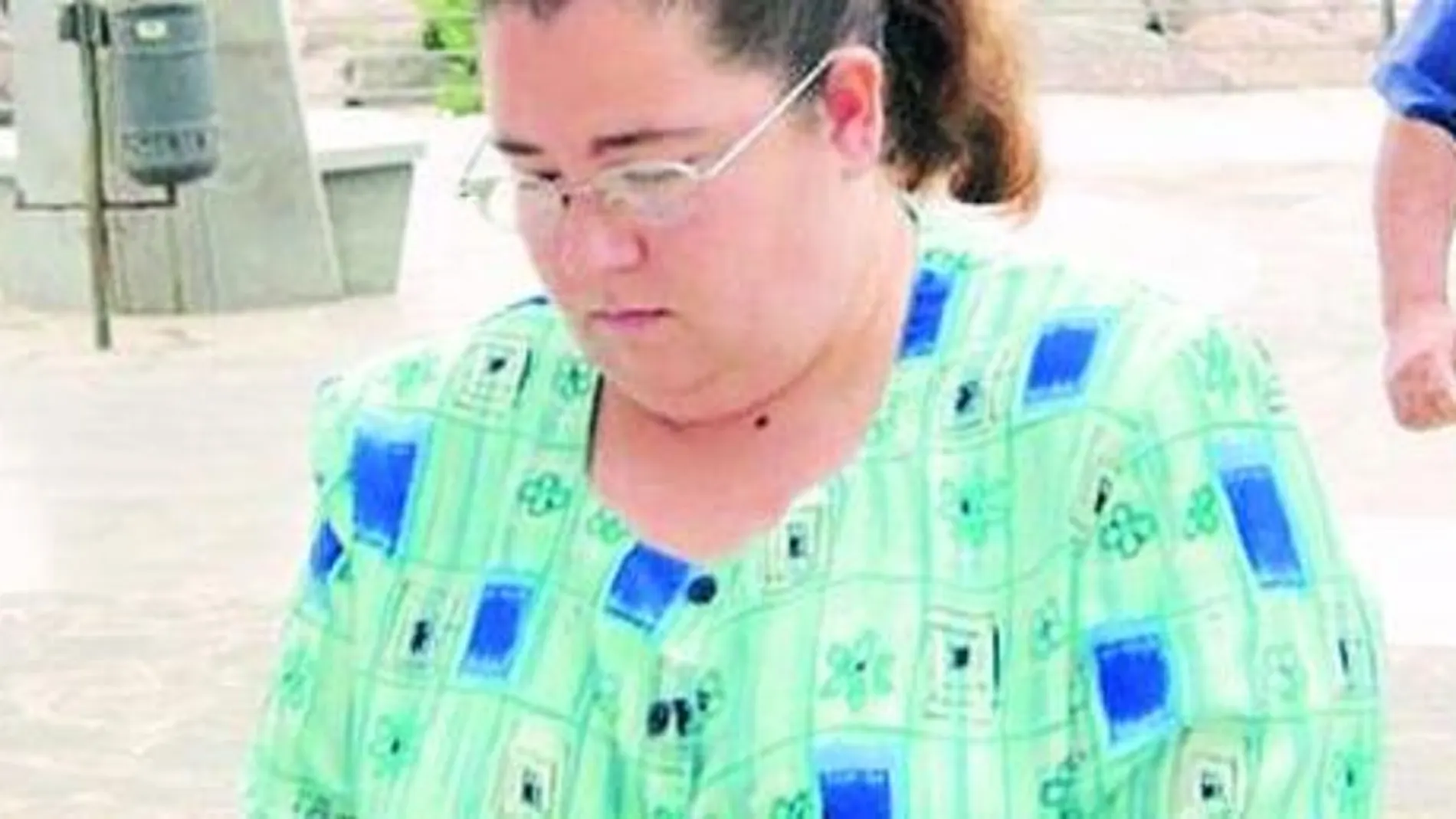 La «envenenadora de Melilla», Francisca Ballesteros, en el momento de su detención
