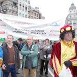 Los «Reyes Magos» con Donaciano Dujo por las calles de Valladolid