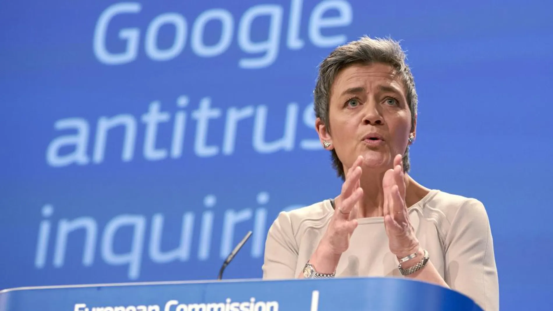 Margrethe Vestager, comisaria de Competencia de la UE