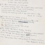 La letra de la canción "A day in the life", escrita por John Lennon