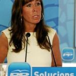 La presidenta del PP en Cataluña, Alica Sánchez-Camacho, ayer en la presentación de la campaña preelectoral