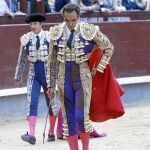 Desolador gesto del sevillano tras una imposible gesta con los de Victorino Martín