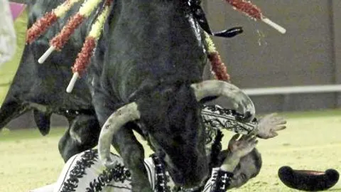 El subalterno fue derribado al banderillear al quinto toro de Peñajara