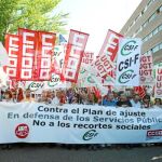 Los funcionarios ya se concentraron el pasado 20 de mayo contra las medidas de ajuste del Gobierno