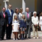 La Princesa de Asturias tras recibir la Primera Comunión