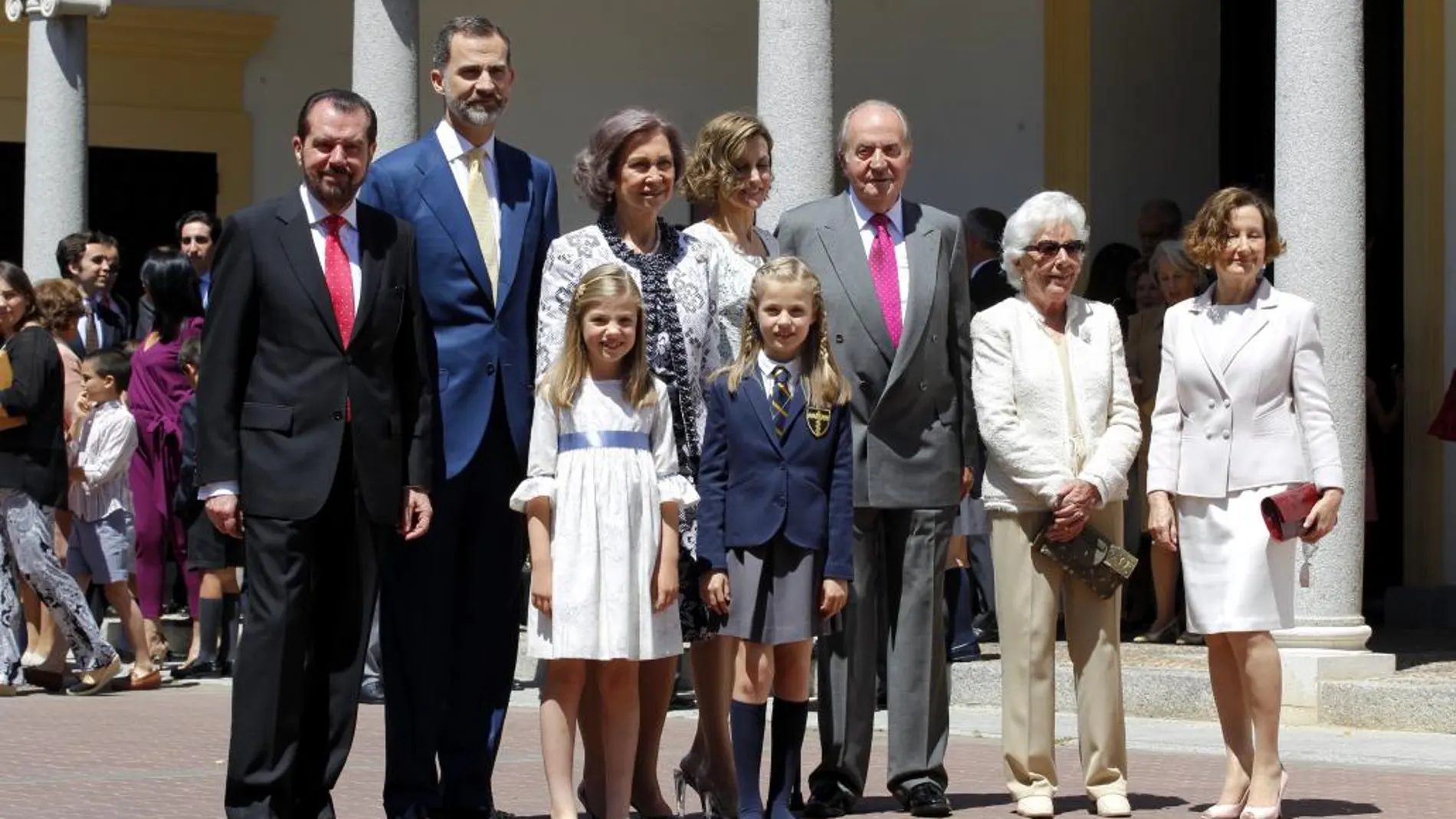 La Princesa de Asturias tras recibir la Primera Comunión