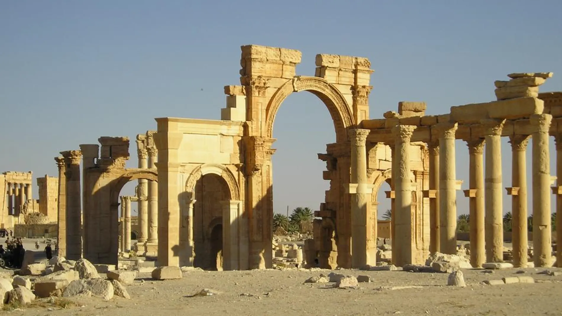 Las ruinas de Palmira, con sus teatros y templos, eran uno de los principales centros turísticos de Siria