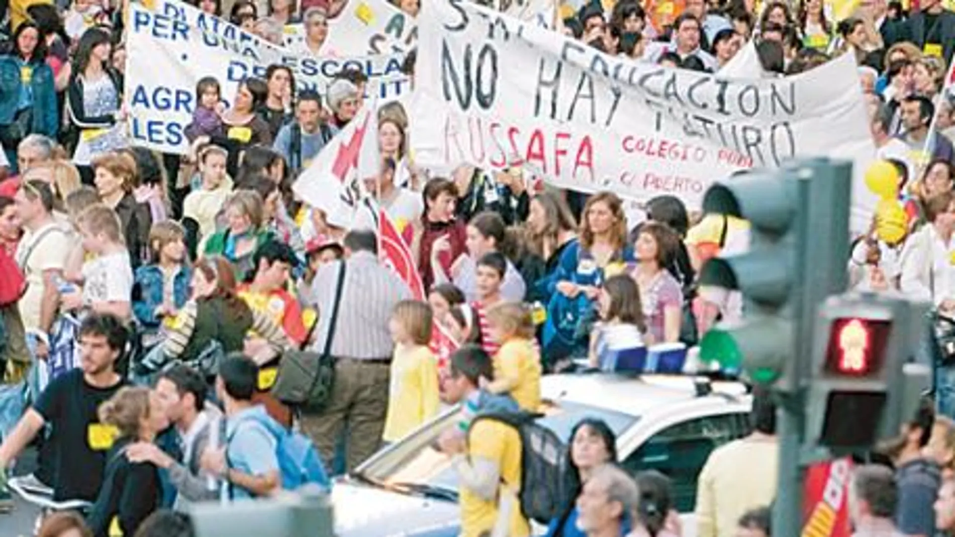 Educación califica la huelga de fracaso y la cifra en el 245%