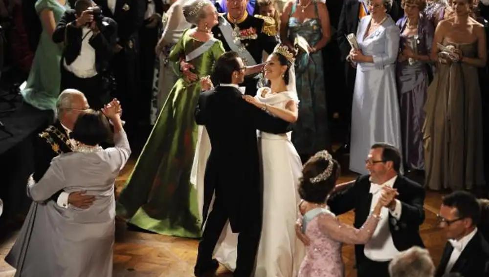 Fiesta hasta las seis de la madrugada en la boda de Victoria de Suecia