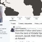 Una de las páginas de Twitter que DAESH mantiene activa