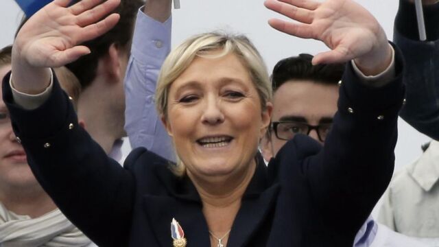 La líder del FN, Marine Le Pen.