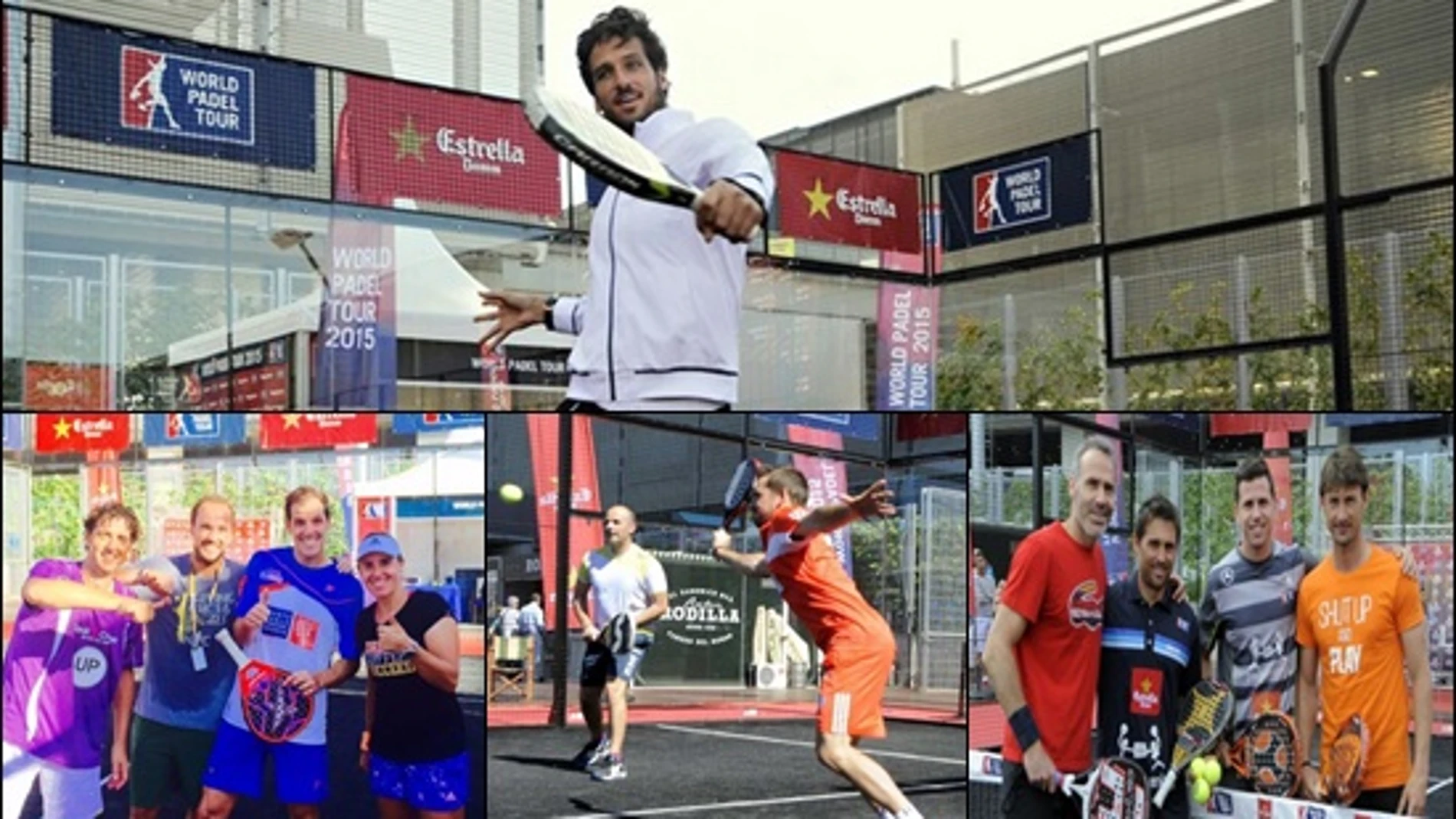 Jugadores WPT y deportistas en la Caja Mágica