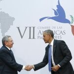 Barack Obama y Raul Castro