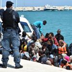 Inmigrantes llegados a Sicilia este mes de mayo