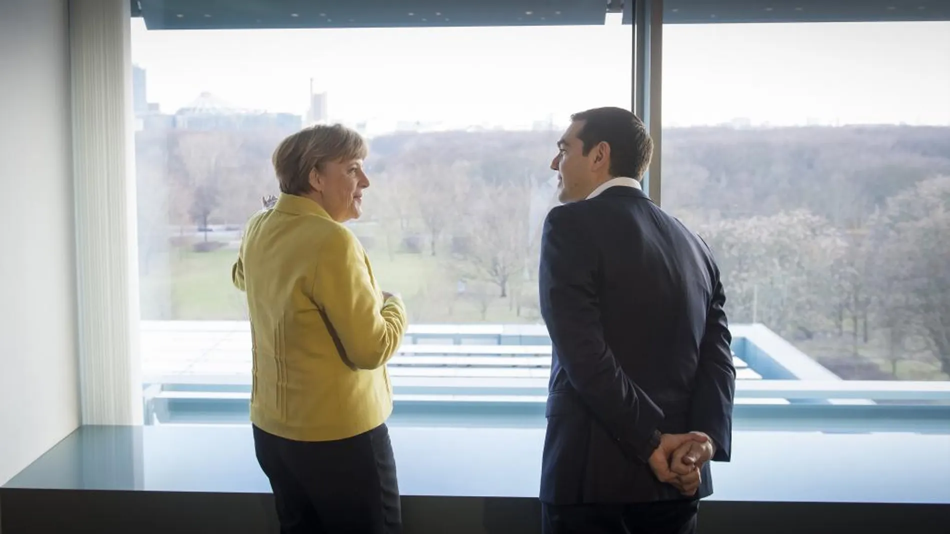 Merkel y Tsipras durante un encuentro en Berlín el pasado 23 de marzo