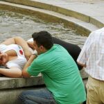 Temperaturas saharianas en el día más caluroso del año