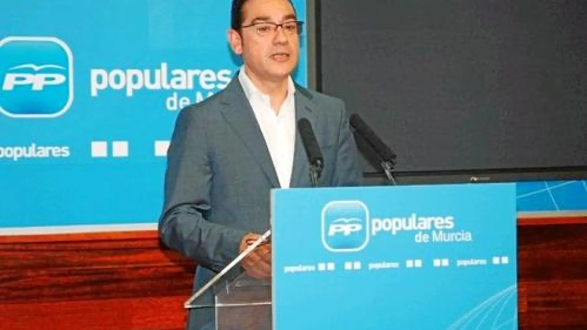 El vicesecretario Sectorial del PP en la Región, José Gabriel Ruiz, en una imagen de archivo