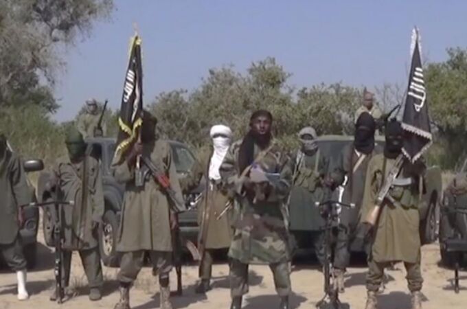 Imagen tomada de un vídeo los milicianos del grupo yihadista Boko Haram