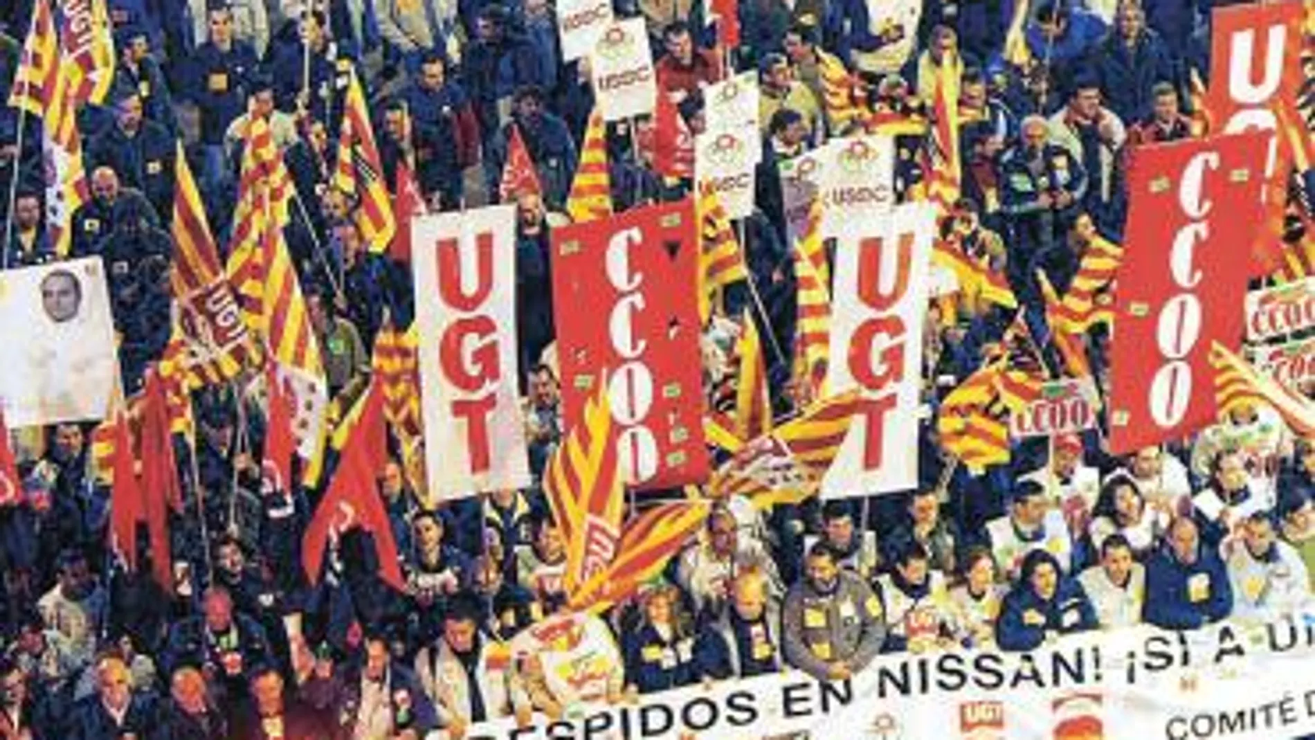 Imagen de la protesta de los trabajadores del pasado diciembre
