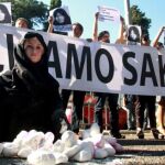 Manifestación en Italia por la liberación de Ashtiani