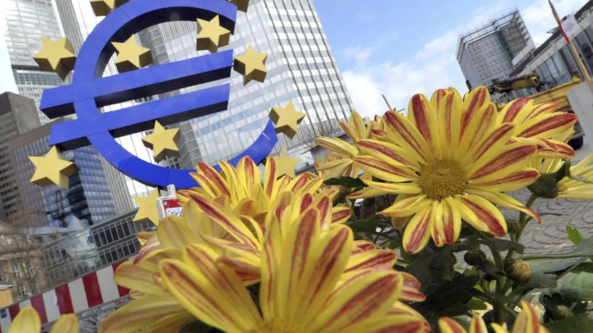 Vista general de la sede del El Banco Central Europeo (BCE) en Fráncfort,
